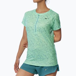 Дамска тениска за бягане Mizuno Graphic Trail Tee neo mint