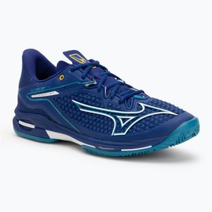 Мъжки обувки за тенис Mizuno Wave Exceed Tour 6 CC bellwether blue/ white/ fjord blue