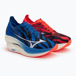 Mizuno Wave Rebellion Pro 3 запалване червено/виолетово/баскетболно синьо обувки за бягане