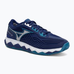 Мъжки обувки за тенис Mizuno Wave Enforce Tour 2 CC bellwether blue/ white/ fjord blue