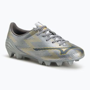 Детски футболни обувки Mizuno α II Select Jr Md galaxy silver/8605 c/gold
