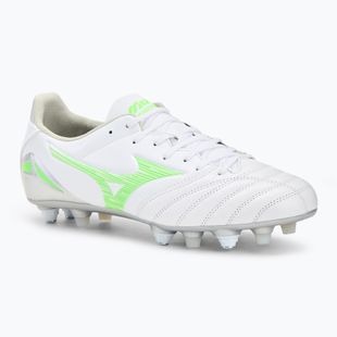 Мъжки футболни обувки Mizuno Morelia IV Pro Mix white/neon green/cool gray 3c