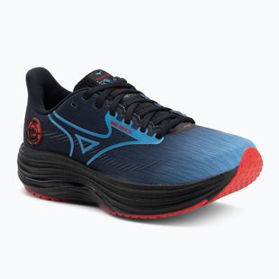Mizuno Wave Rider 29 обувки за бягане amsterdam black/all aboard/high risk red