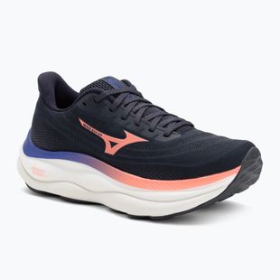 Дамски обувки за бягане Mizuno Wave Sky 9 odyssey gray/striking coral/iris bloom