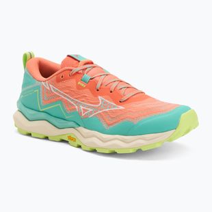 Дамски обувки за бягане Mizuno Wave Daichi 9 fresh salmon/white/sharp green