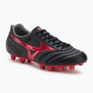 Футболни обувки Mizuno Morelia II Club FG black/morelia 40th red/black sand