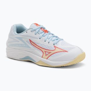Дамски обувки за волейбол Mizuno Thunder Blade Z white/calypso coral/pale banan