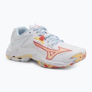 Дамски обувки за волейбол Mizuno Wave Lightning Z8 white/calypso coral/pale banan