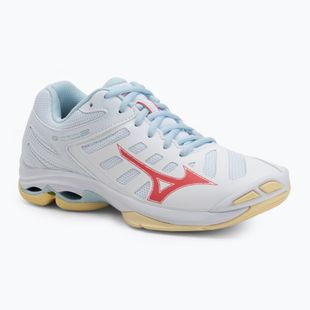 Дамски обувки за волейбол Mizuno Wave Voltage 2 white/calypso coral/pale banan