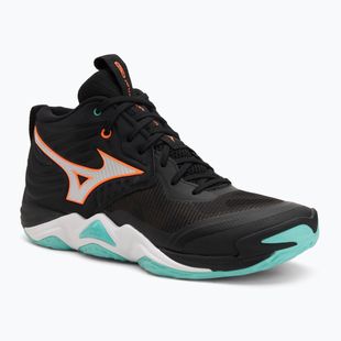 Обувки за волейбол Mizuno Wave Momentum Elite Mid black/tangelo/ice green