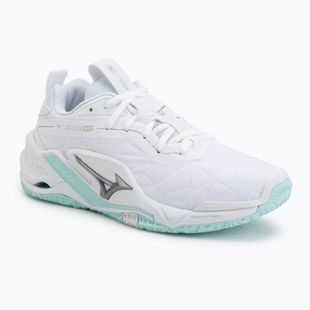 Дамски обувки за хандбал Mizuno Wave Stealth Neo 2 white/blue tint