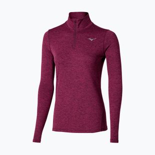Дамски суитшърт за бягане Mizuno Core Impulse Half Zip Tee тъмно лилаво