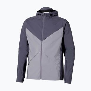 Мъжко яке за бягане Mizuno Tech Thermal Charge Hooded quiksilver