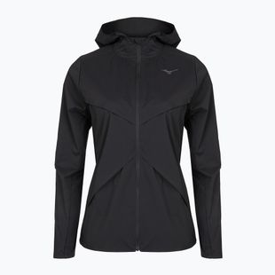 Дамско яке за бягане Mizuno Tech Thermal Charge Hooded black