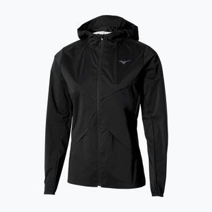 Дамско яке за бягане Mizuno Tech Thermal Charge Hooded black