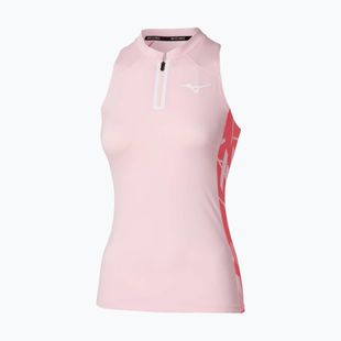 Дамска тениска за тенис Mizuno Daybreakers Printed barely pink