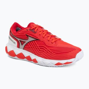 Тенис обувки Mizuno Wave Enforce Tour 2 CC fiery red/white/sun-dried toma