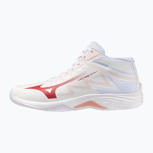 Дамски волейболни обувки Mizuno Lightning Select Mid white/rose elegance/lava falls