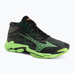 Обувки за волейбол Mizuno Wave Lightning Elite Mid black/glowing apple/mandarin orange