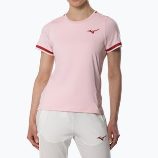 Дамска фланелка за тенис Mizuno Stargazer Tee pinkesque