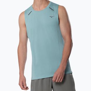 Мъжка тениска за бягане Mizuno Active DryAeroFlow Tank Top aquifer