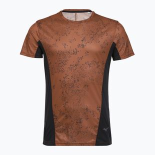 Мъжка тениска за бягане Mizuno Active DryAeroFlow Graphic copper brown