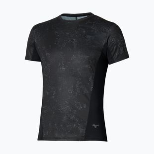 Мъжка тениска за бягане Mizuno Active DryAeroFlow Graphic black/gray