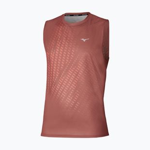 Мъжка тениска за бягане Mizuno Core Graphic Sleeveless copper brown