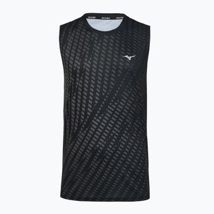 Мъжка тениска за бягане Mizuno Core Graphic Sleeveless black/grey