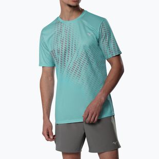 Мъжка тениска за бягане Mizuno Core Graphic Tee aquifer