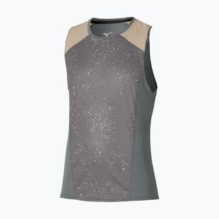 Мъжка тениска за бягане Mizuno Active DryAeroFlow Graphic Tank Top lava smoke