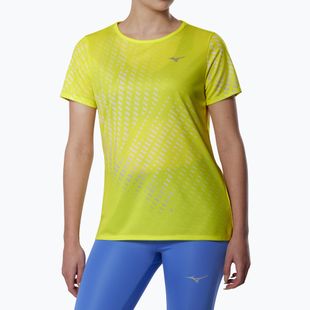Дамска тениска за бягане Mizuno Core Graphic Tee lightning yellow