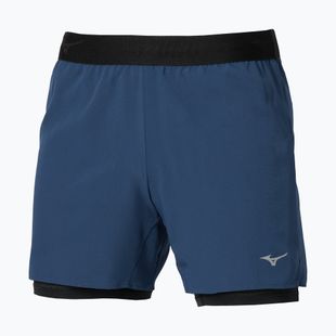 Мъжки шорти за бягане Mizuno Core 5.5 Inches 2in1 estate blue