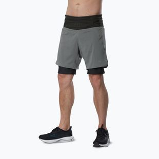 Мъжки шорти за бягане Mizuno Trail Multipocket 2in1 lava smoke