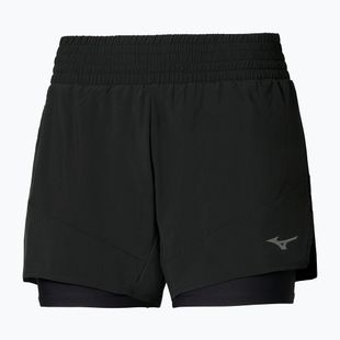 Дамски шорти за бягане Mizuno Active 2in1 4.5 black