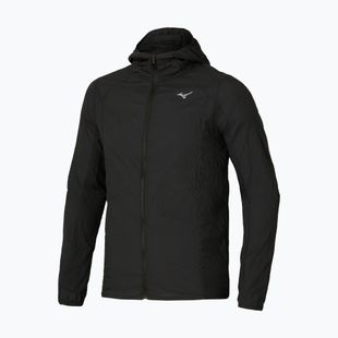 Мъжко яке за бягане Mizuno Tech Light Hooded black