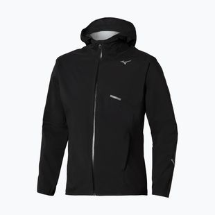 Мъжко яке за бягане Mizuno Trail Waterproof 20K Hooded black