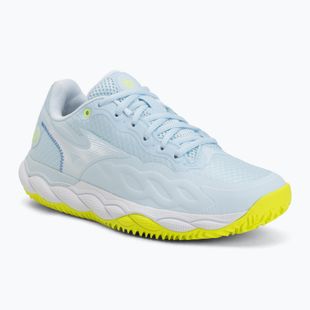 Дамски тенис обувки Mizuno Wave Enforce Court CC W ice water/lightning yellow/ancient