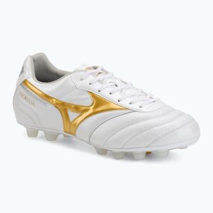 Футболни обувки Mizuno Morelia II Elite FG white/football gold/galaxy silver