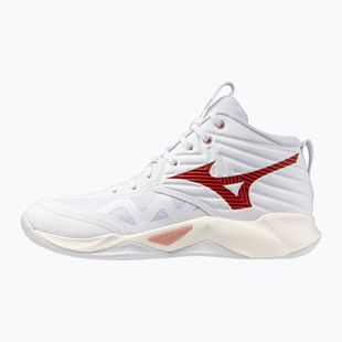 Дамски волейболни обувки Mizuno Wave Momentum Pro Mid white/rose elegance/lava falls