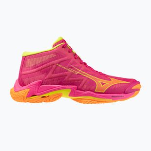 Обувки за волейбол Mizuno Wave Lightning Elite Mid pink tetra/fortune yellow/light