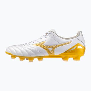 Футболни обувки Mizuno Morelia Neo IV Pro FG white/mp gold/cool gray 3c