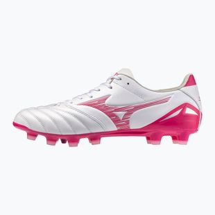Футболни обувки Mizuno Morelia Neo IV Pro FG white/fuchsia purple/fuchsia purple