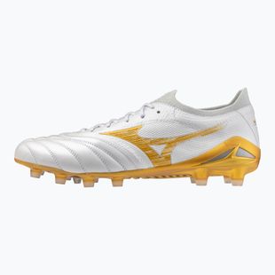 Футболни обувки Mizuno Morelia Neo IV Beta Japan FG white/mp gold/cool gray 3c