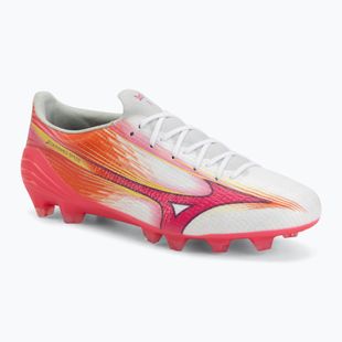 Футболни обувки Mizuno Alfa III Pro FG white/fuchsia purple