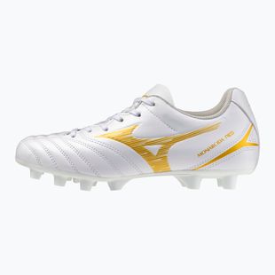 Детски футболни обувки Mizuno Monarcida Neo III Select FG white/mp gold