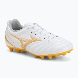 Детски футболни обувки Mizuno Monarcida Neo III Select AG white/mp gold