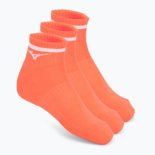 Чорапи Mizuno Training Mid With Line Lava Orange