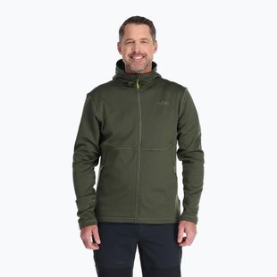 Мъжки суитшърт Rab Superflux Hoody army QFE-89