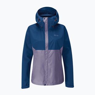 Дамско яке за дъжд Rab Downpour Eco patriot blue/purple sage